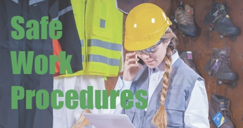 safe work procedures safe work procedures