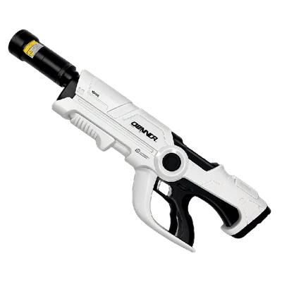 500W Tinggi-Sistem Pencucuhan Laser Kuasa dengan Bateri Samsung 40T, Kawalan Jauh & Kanta Boleh Tukar