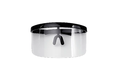 Pelindung Muka Sinaran Akrilik Plumbum Jenis C 0.5mmPb|Balikkan-X-Visor Pelindung Sinar